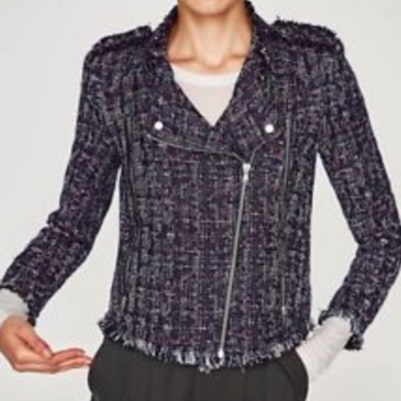Zara Jackets & Blazers - Zara Outerwear Tweed jacket sz XS